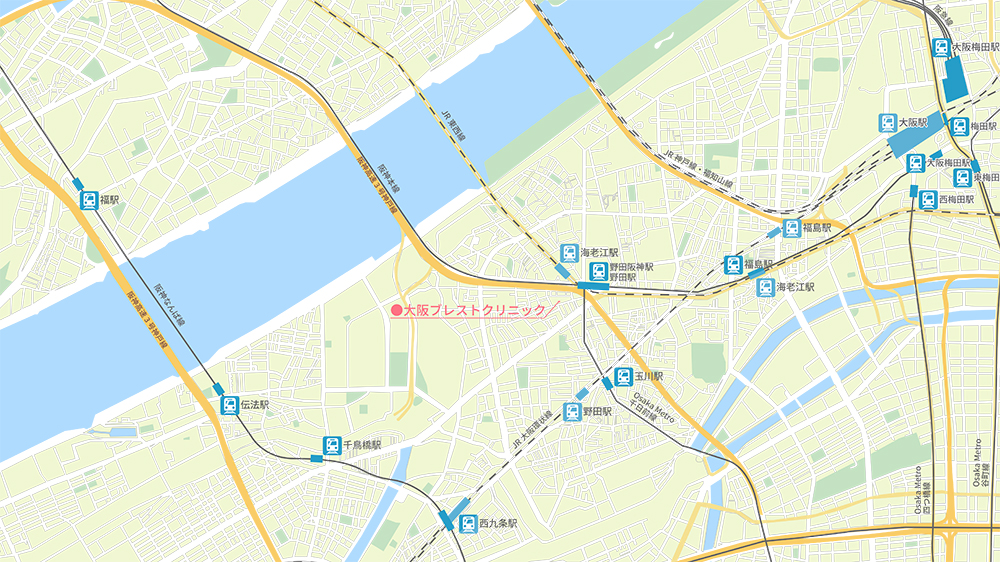 福島区地図